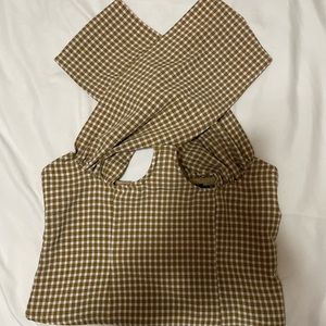 PLT corset cross top